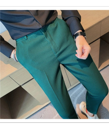 PANTALON TISSUS EN LIN